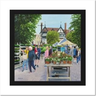 Flower Stall, Salisbury Market Posters and Art